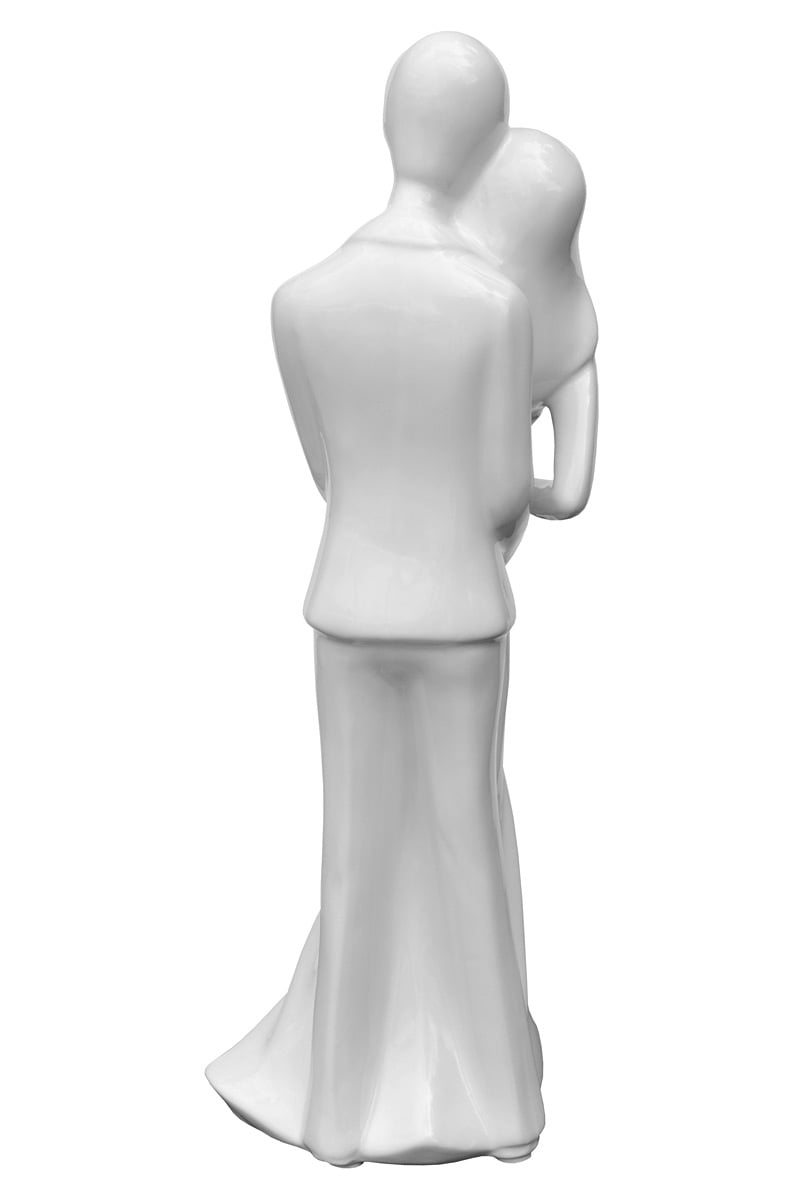 Ceramic Bride And Groom Sculptures