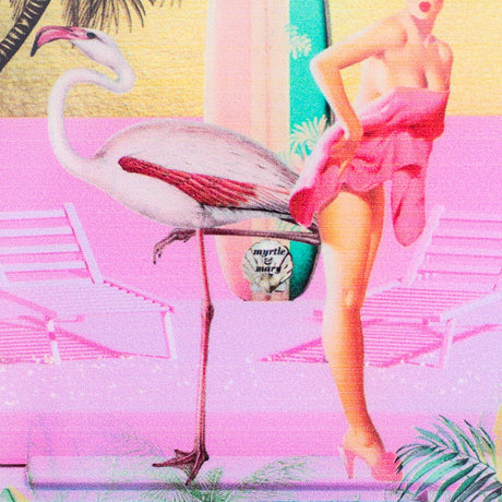 Myrtle and Mary Barbie Coasters Close Up