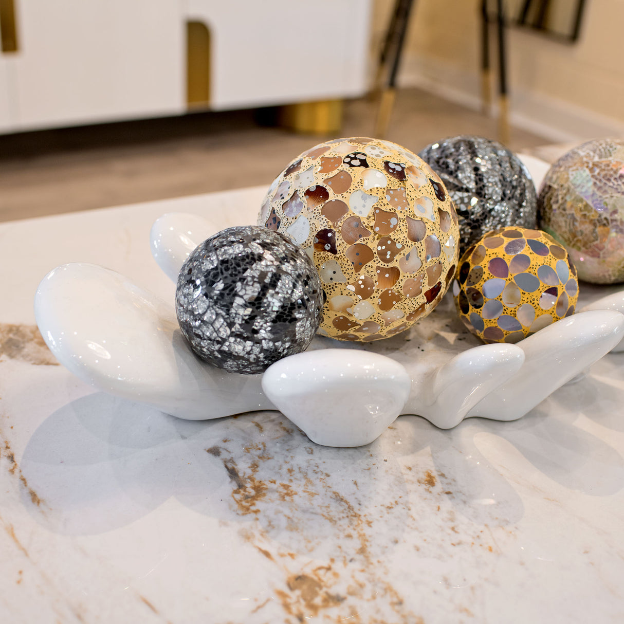 White Splash Dish