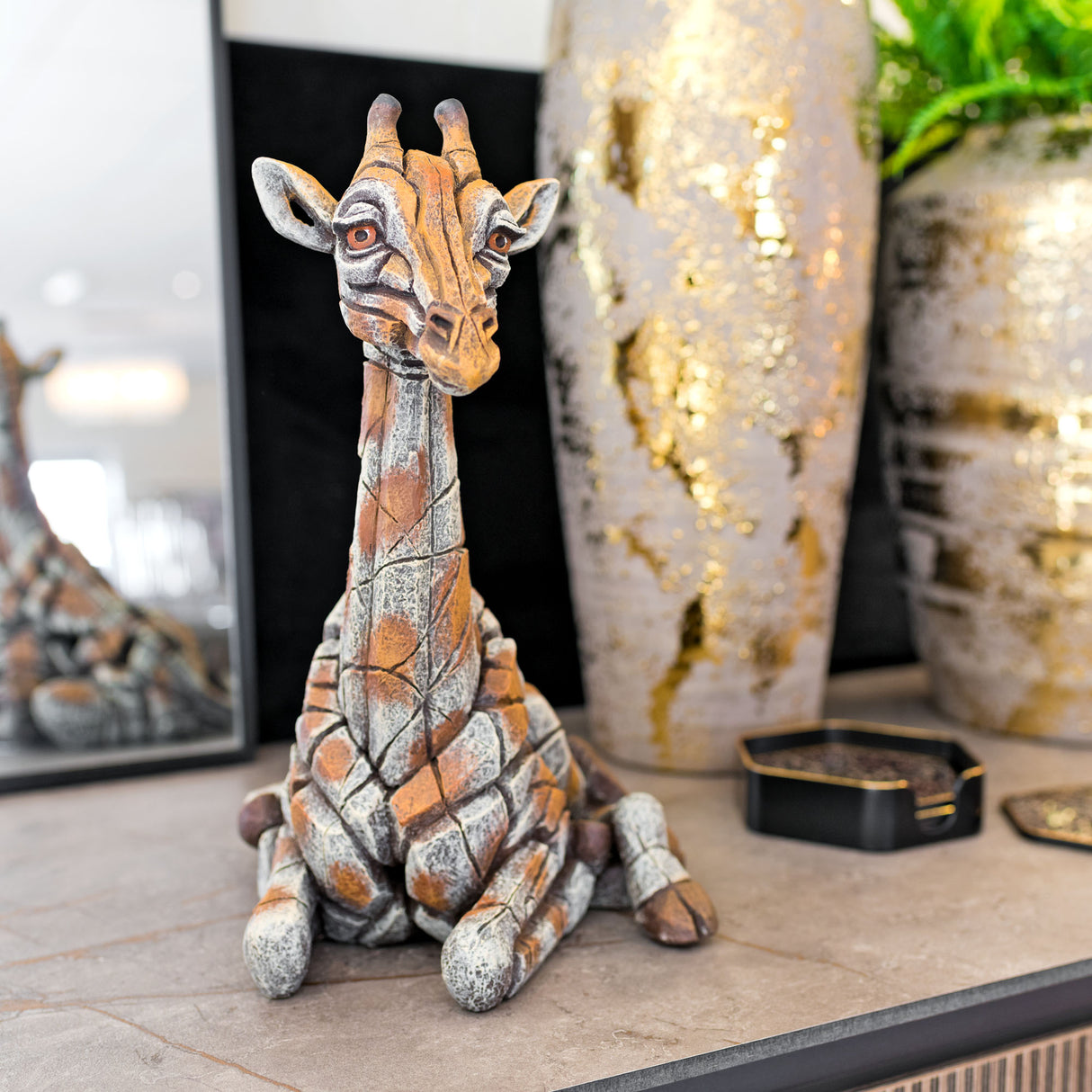 Giraffe Calf Edge Sculpture
