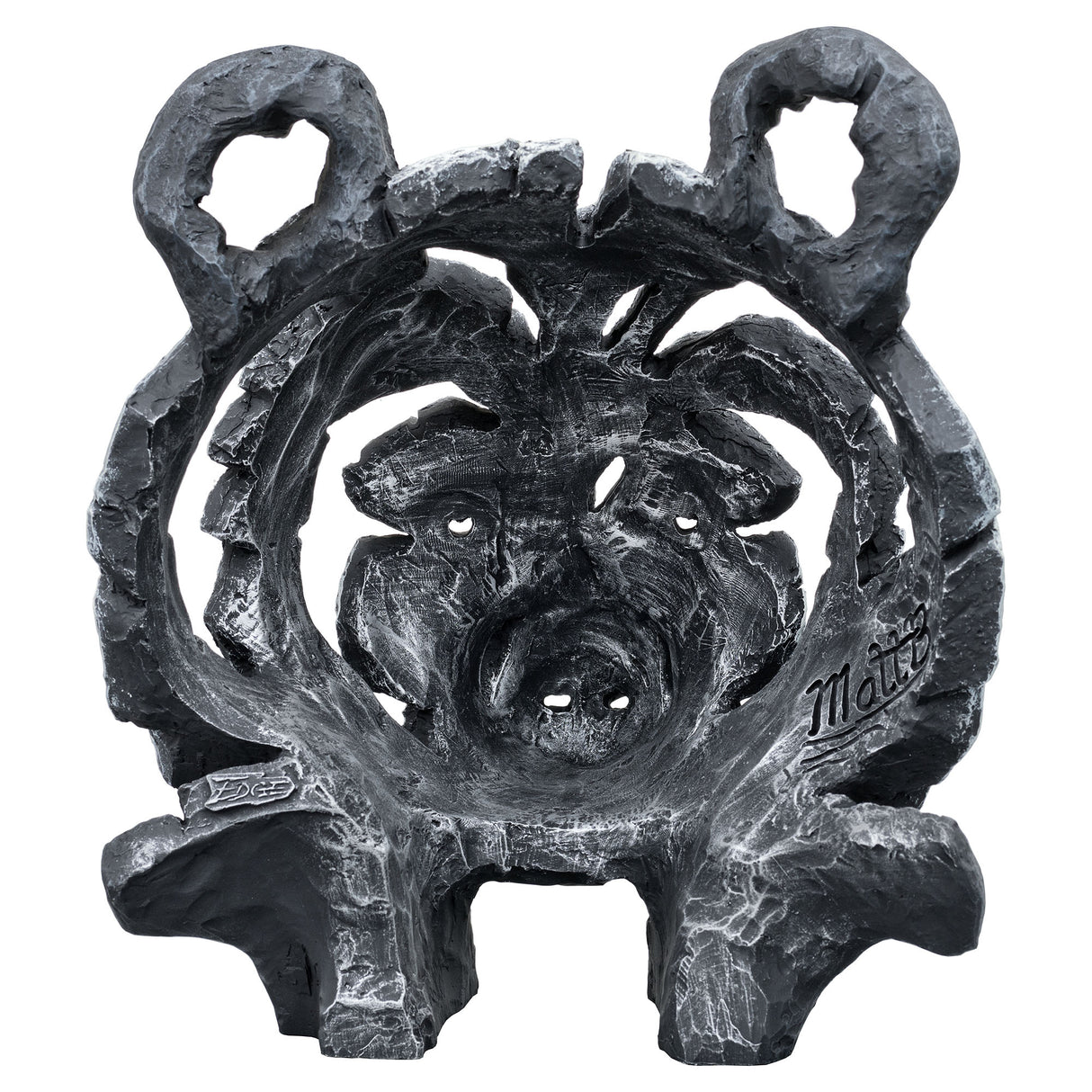 Panda Bust Edge Sculpture