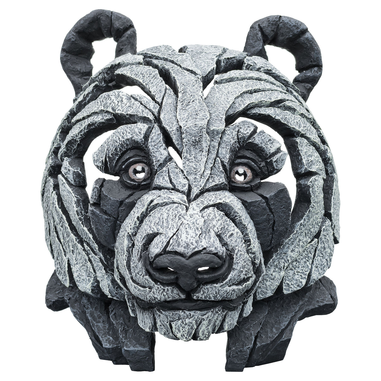 Panda Bust Edge Sculpture
