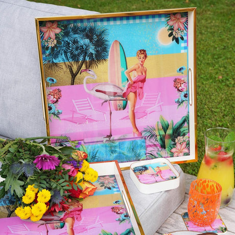Myrtle and Mary Barbie Coasters