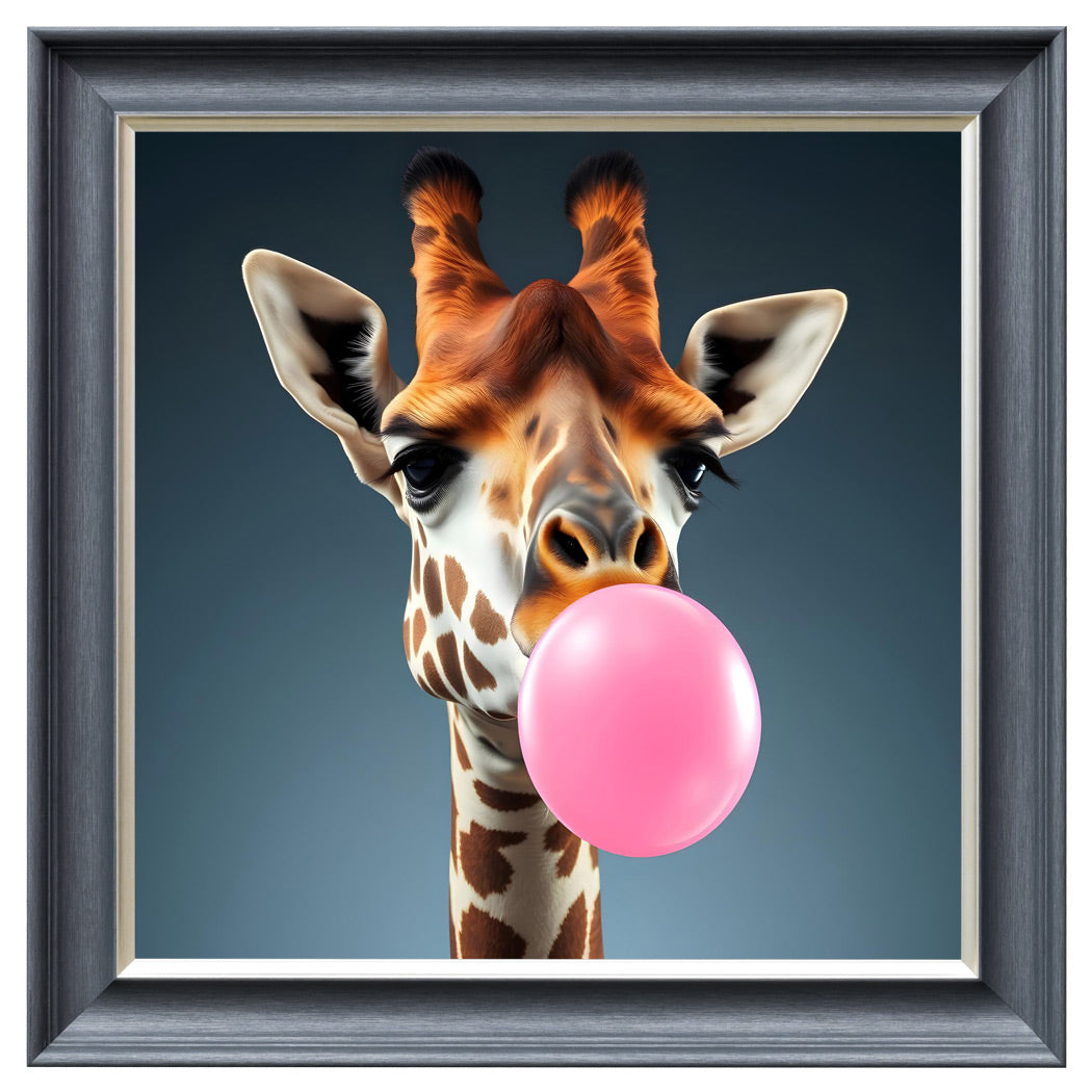 Velvet Print Framed Artwork - Animal Collection