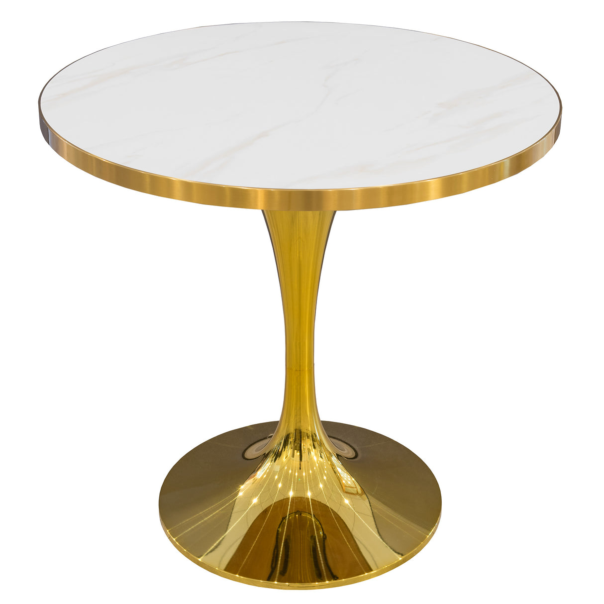 Gold Round Table Base