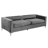 Jessica Grey Fabric Three Seater Sofa