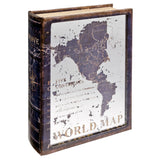 World Map Book Box