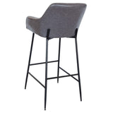 Oxford Faux Leather Bar Stool