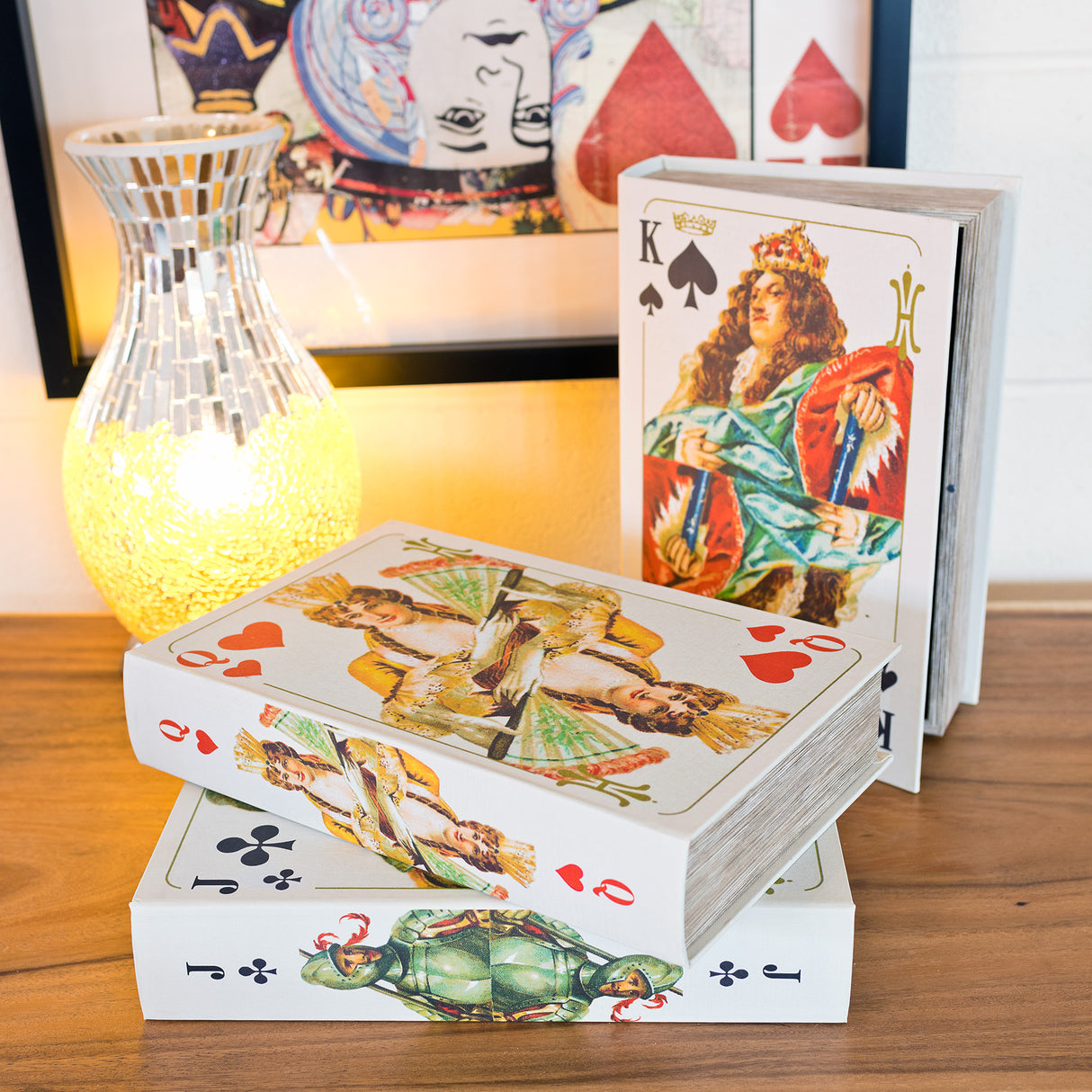 Vintage Queen Storage Book Box
