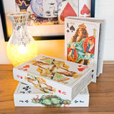 Vintage Queen Storage Book Box