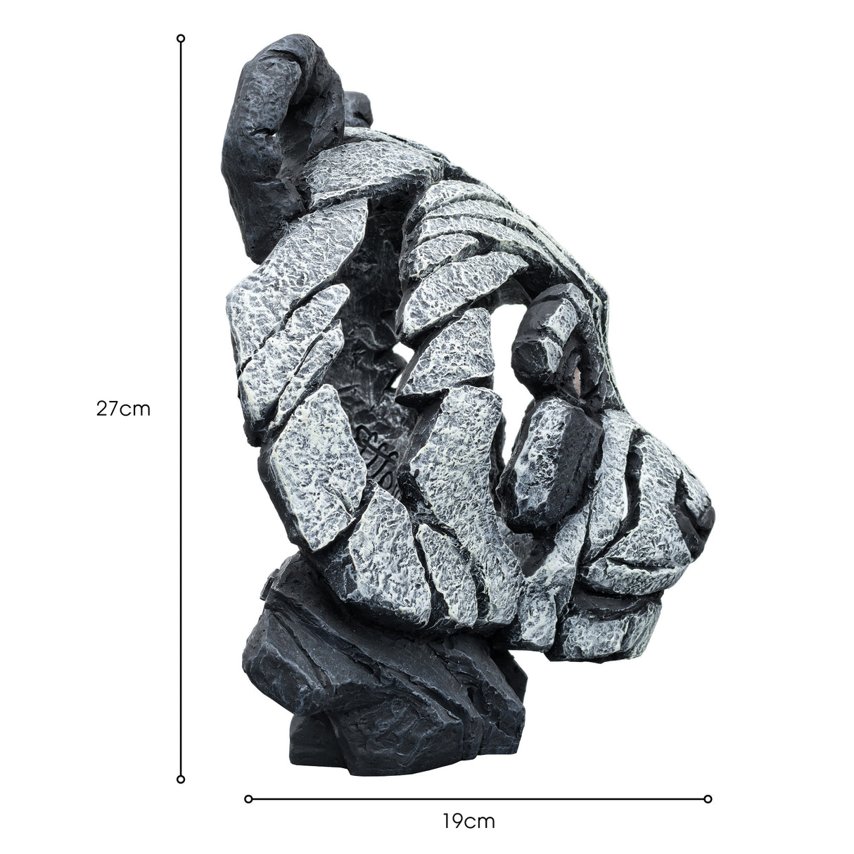 Panda Bust Edge Sculpture