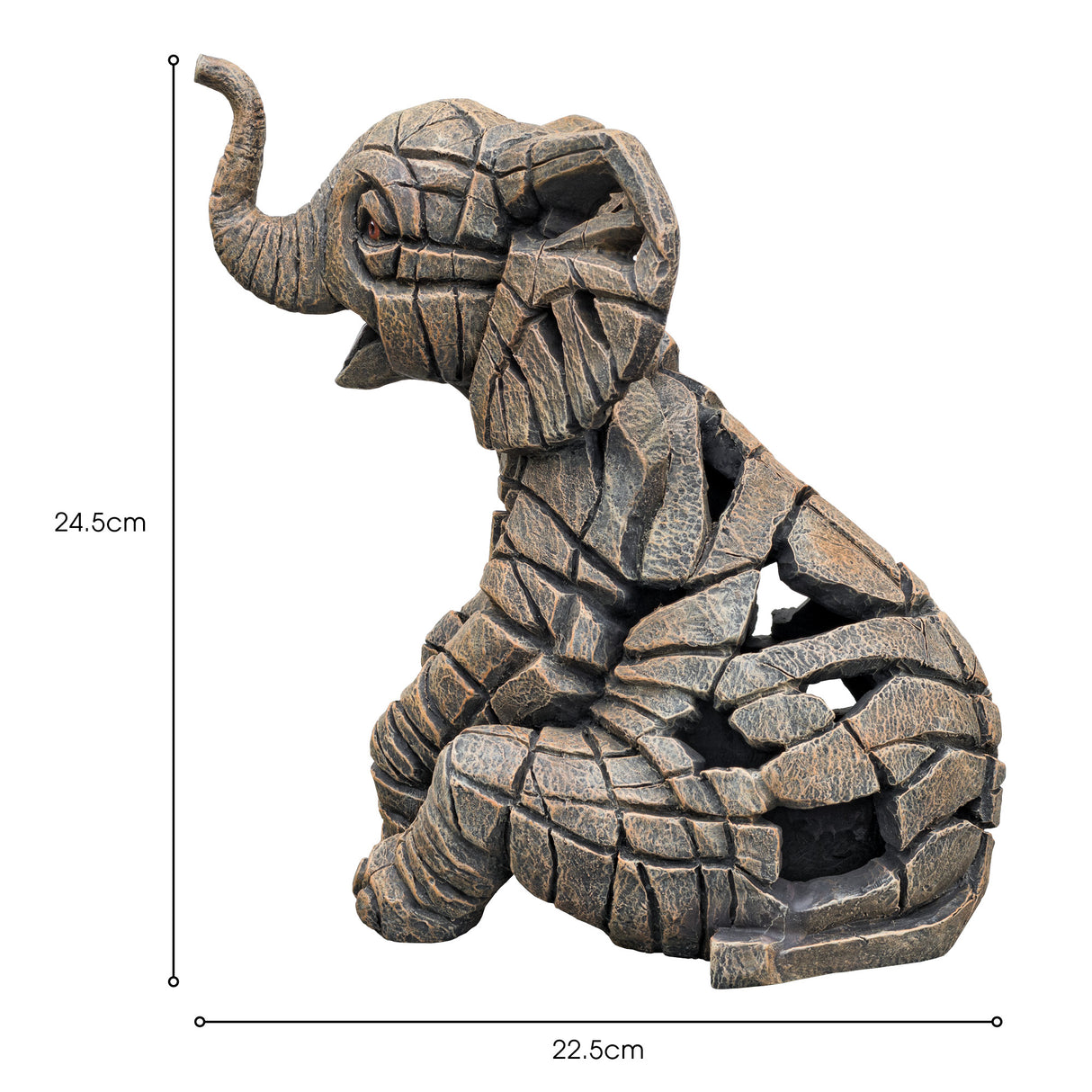 Elephant Calf Edge Sculpture