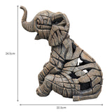 Elephant Calf Edge Sculpture