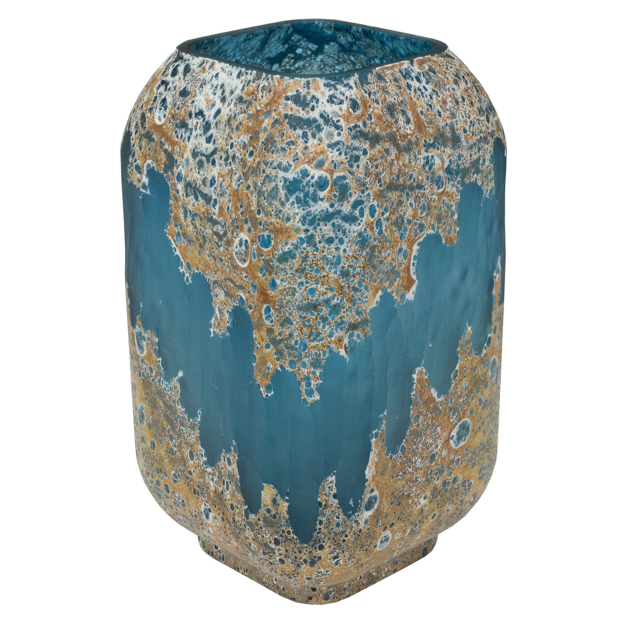 Lava Tall Glass Planter