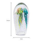 Glass Tall Jellyfish Ornament