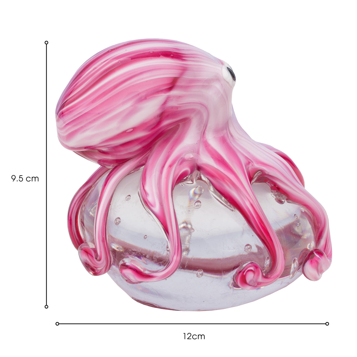 Glass Pink Octopus