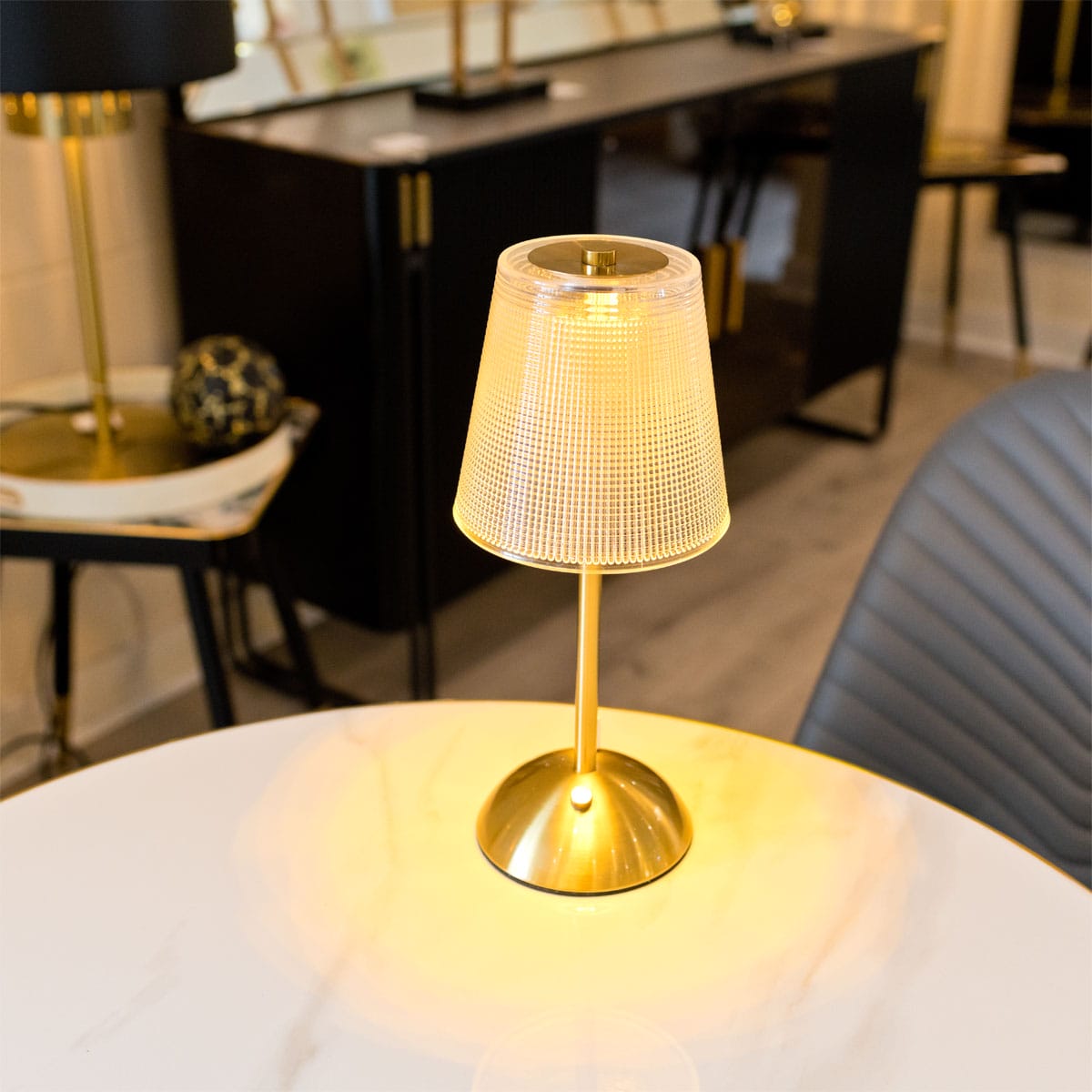 Gold USB Rechargeable Touch Light