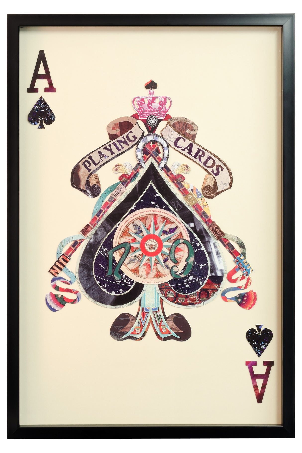 Ace of Spades Playing Card Wall Art