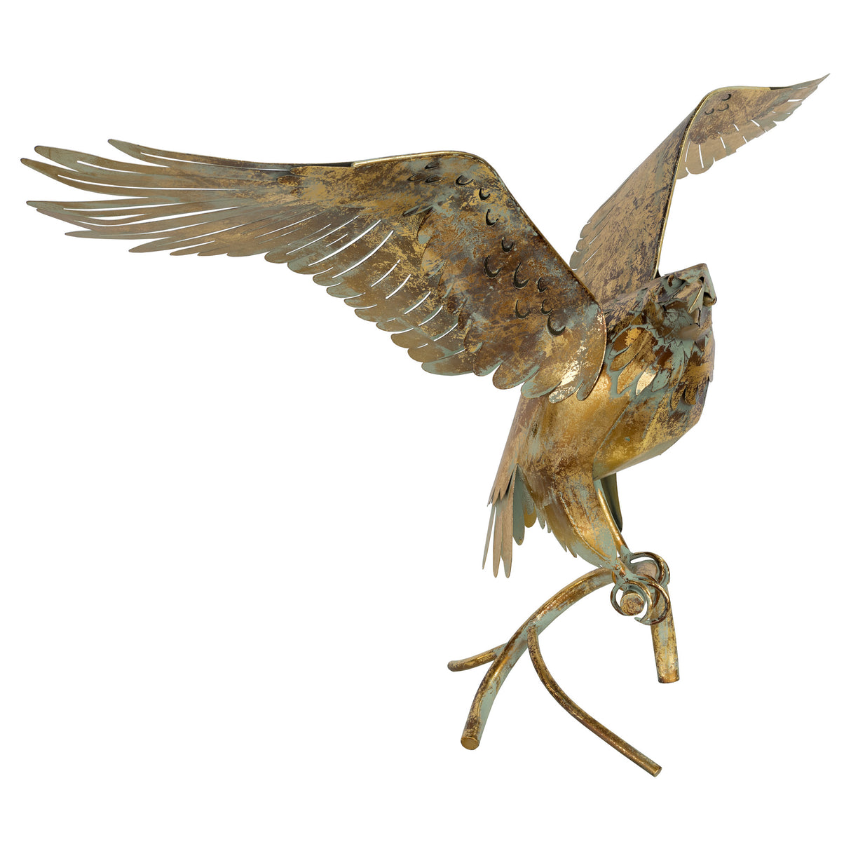 Metal Eagle Sculpture