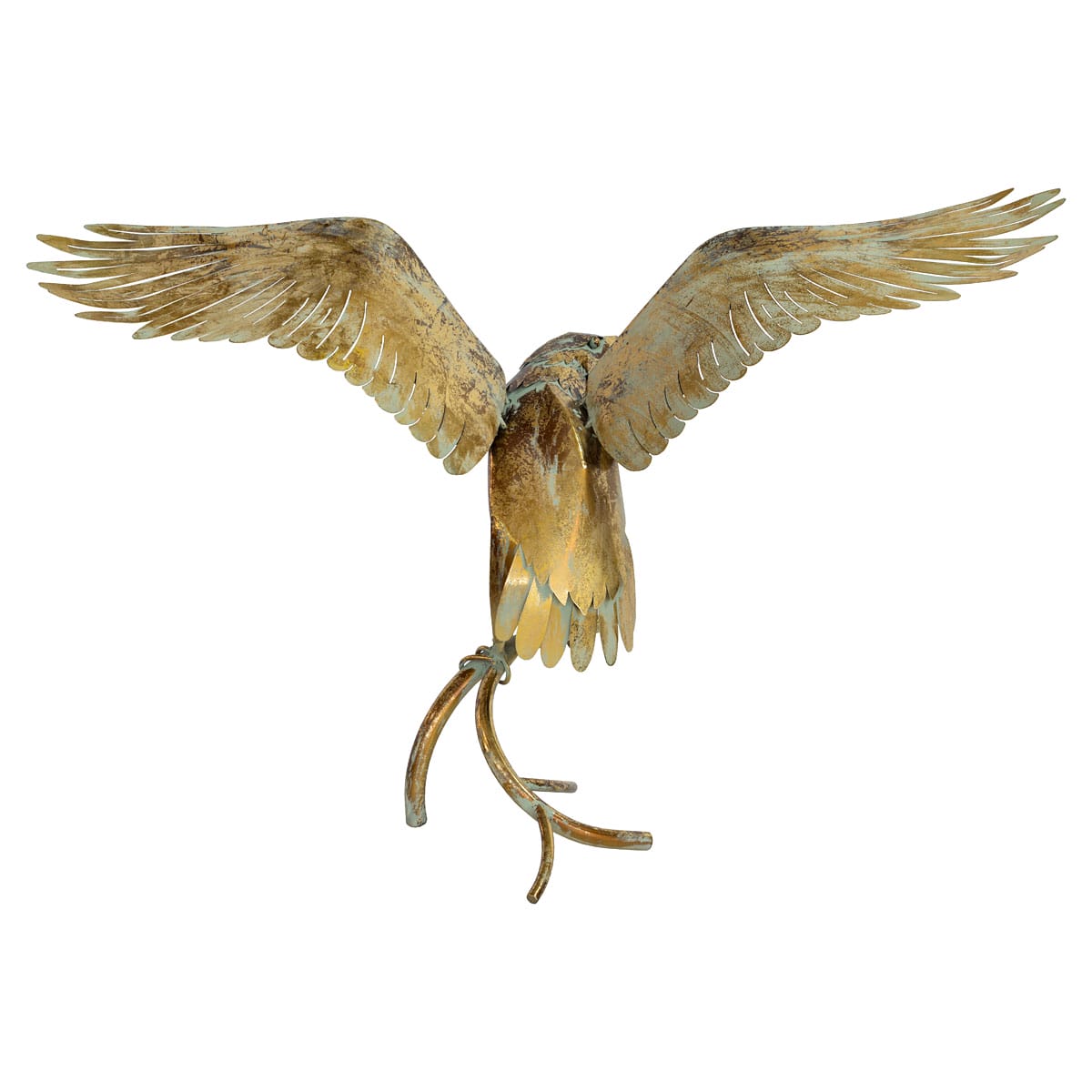 Metal Eagle Sculpture - Back