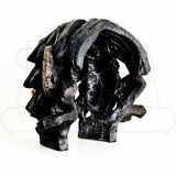 Chimpanzee Bust Edge Sculpture