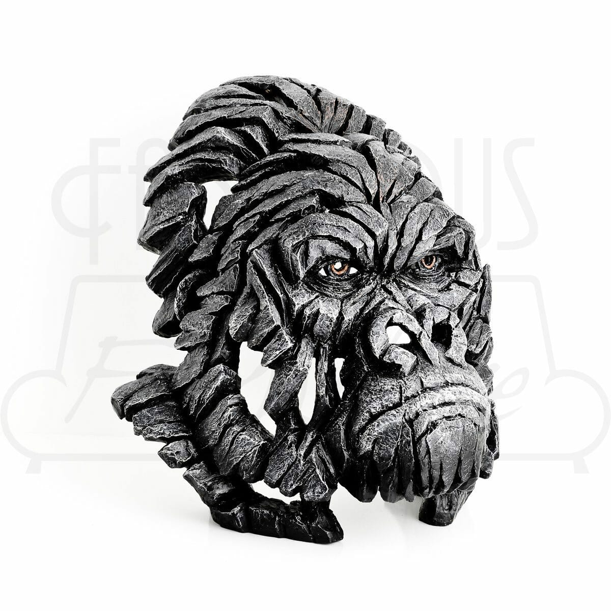 Gorilla Bust Sculpture