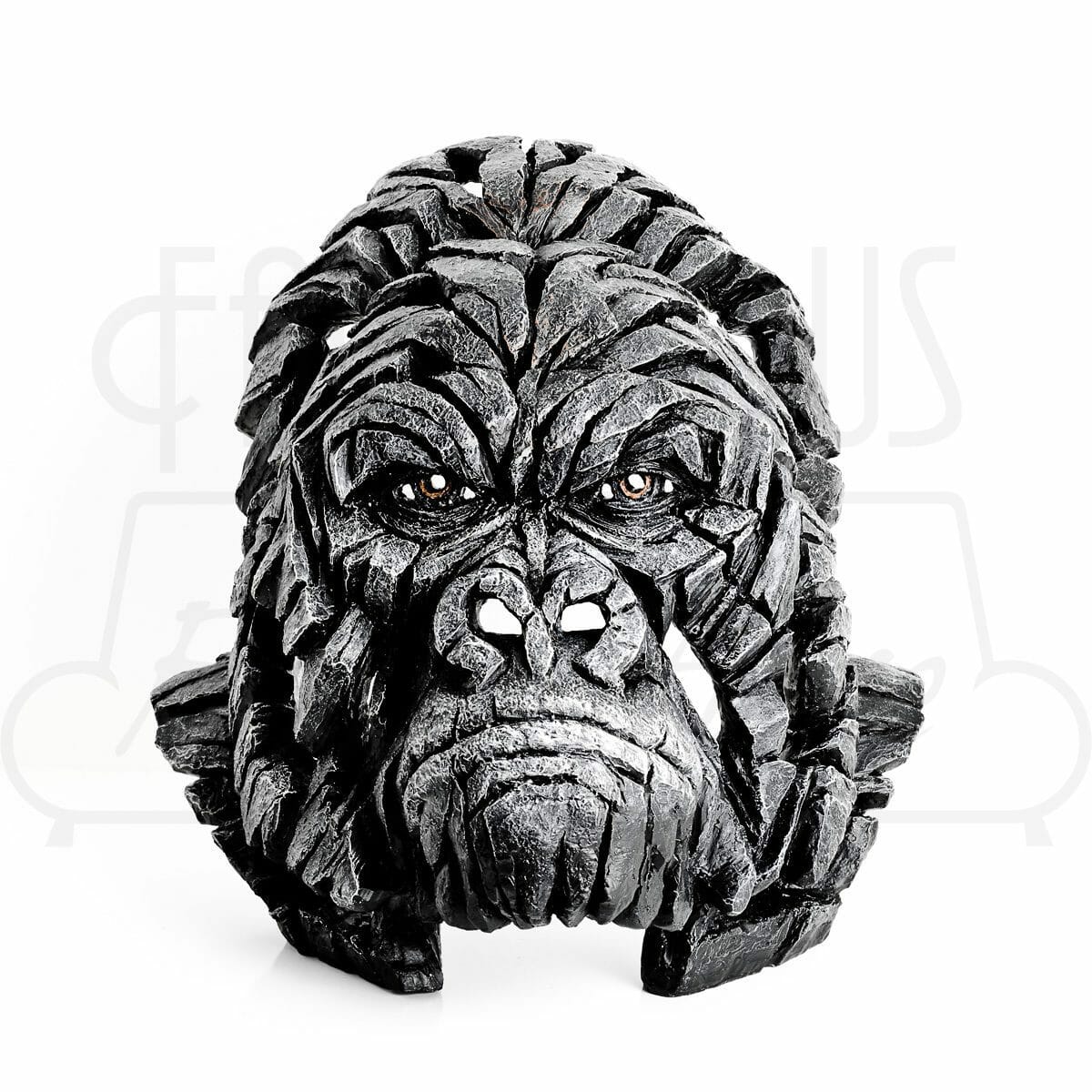 Gorilla Bust Sculpture