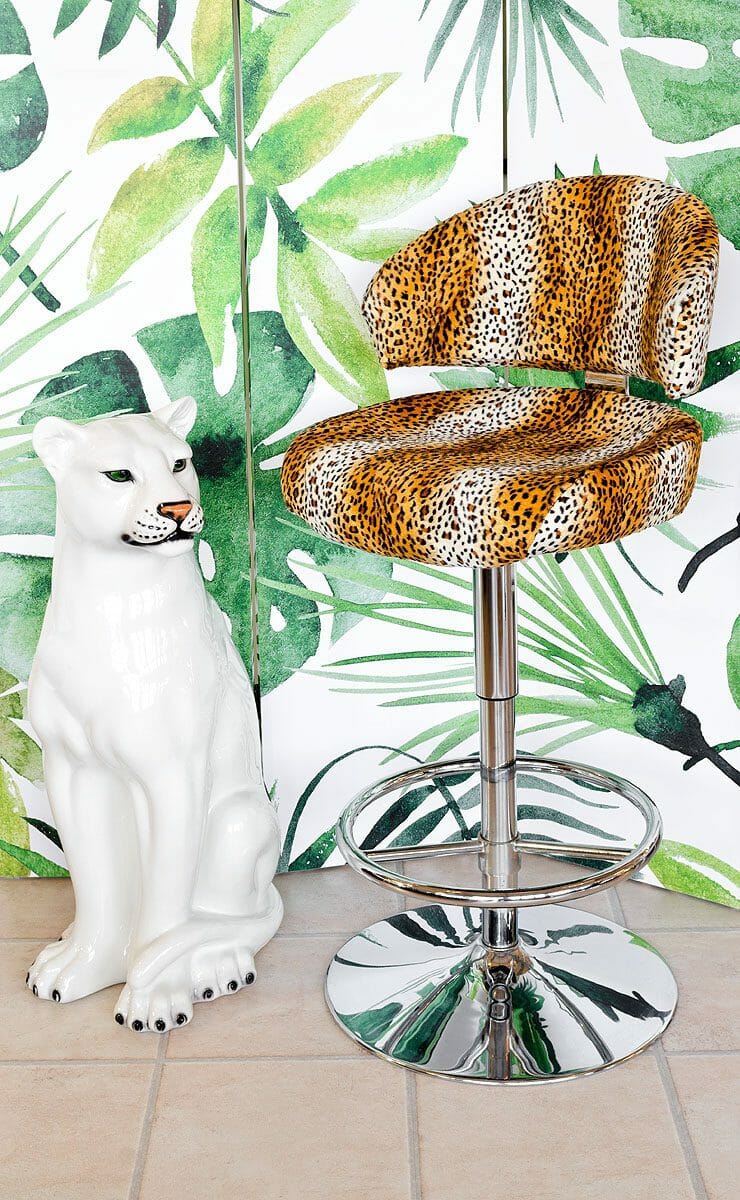 Cheetah Casino Bar Stool