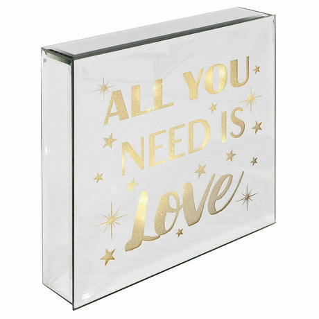 "All You Need Is Love" Mirrored Plaque