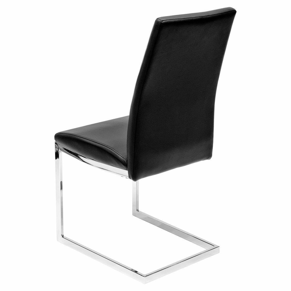 Quilt Back Black Dining Chair