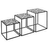 Geometric Nest of 3 Tables