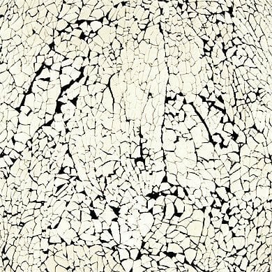Giant White Mosaic Egg Lamp