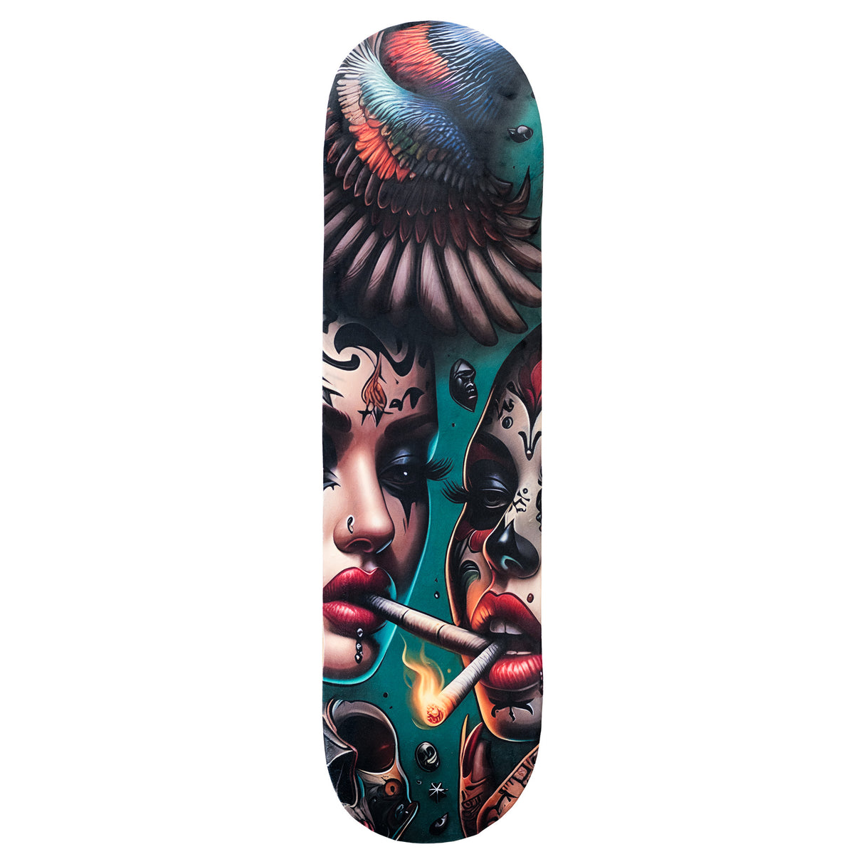Velvet Print Skateboard Deck