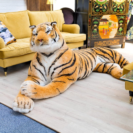 King Size Tiger Plush Toy on display in our showroom