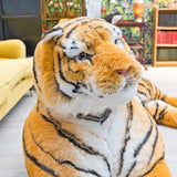 King Size Tiger Plush Toy on display in our showroom - close up