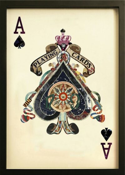 Ace of Spades Playing Card Wall Art