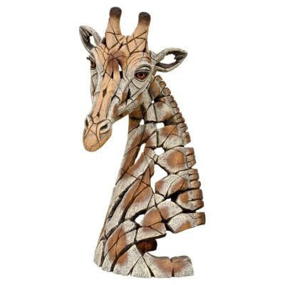 Giraffe Bust Edge Sculpture