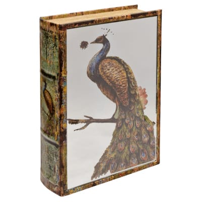 Mirrored Peacock Book Box