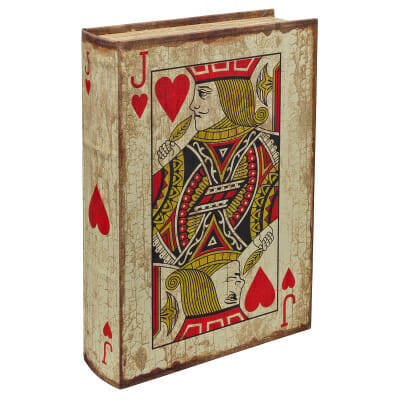 Jack Playing Card Book Box