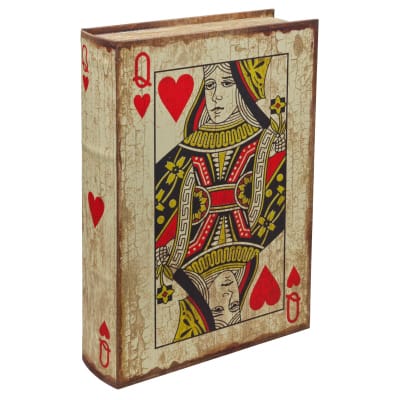 Queen Playing Card Book Box