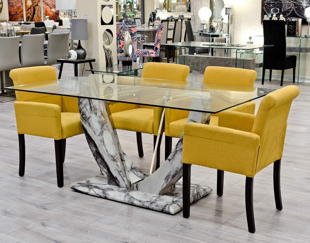 Dining table glass top on sale near me
