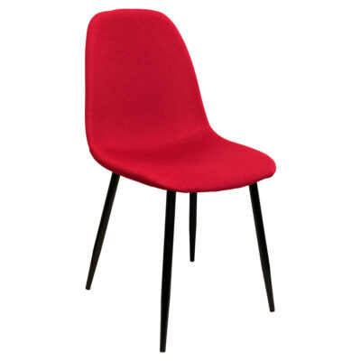 Simone Red Fabric Dining Chair