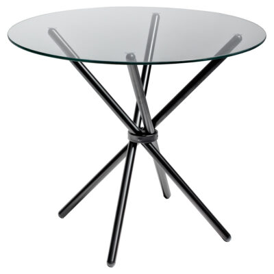 Criss Cross Black Dining Table