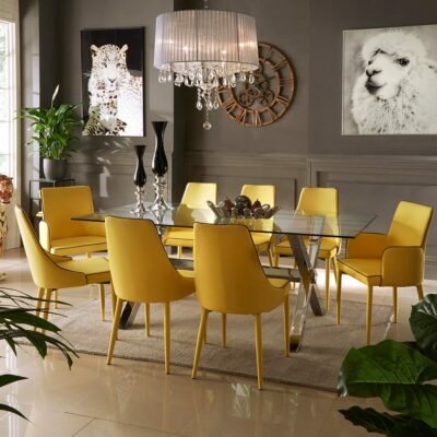 Shop the duncan yellow dining chairs at Fabulous Furniture