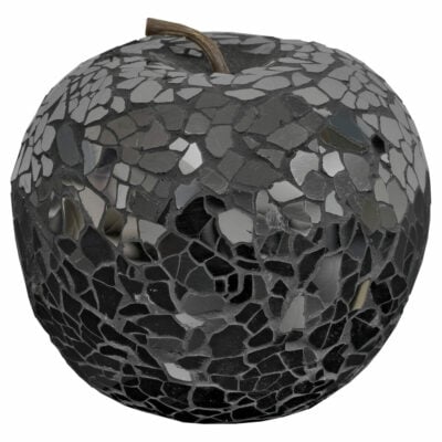Mosaic Glass Apple - Black