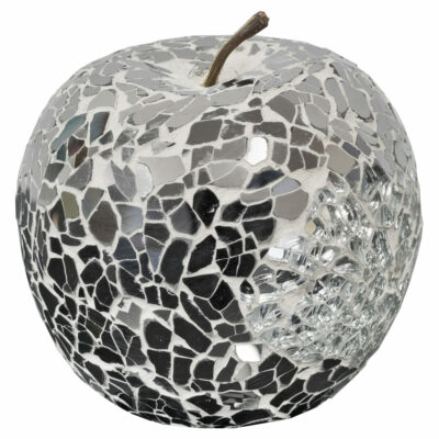 Mosaic Glass Apple - Mirrored