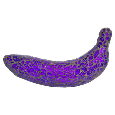 Mosaic Glass Banana - Purple