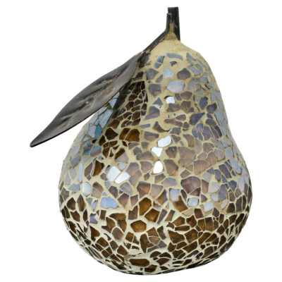 Mosaic Glass Pear - Brown