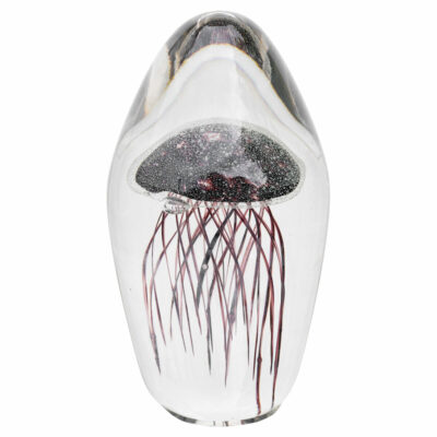 Glass jellyfish ornament