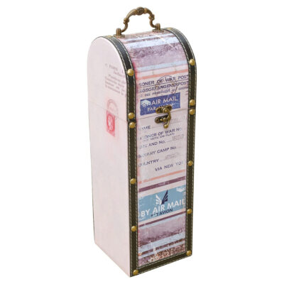 Air Mail Wine Bottle Carrier